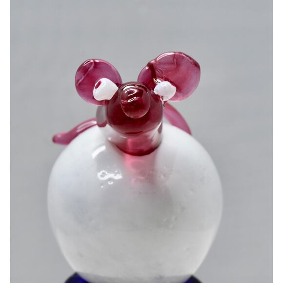 Austin Norvell Hand Blown Art Glass Mouse on Golf Tee Figurine Sculpture - Picture 10 of 16